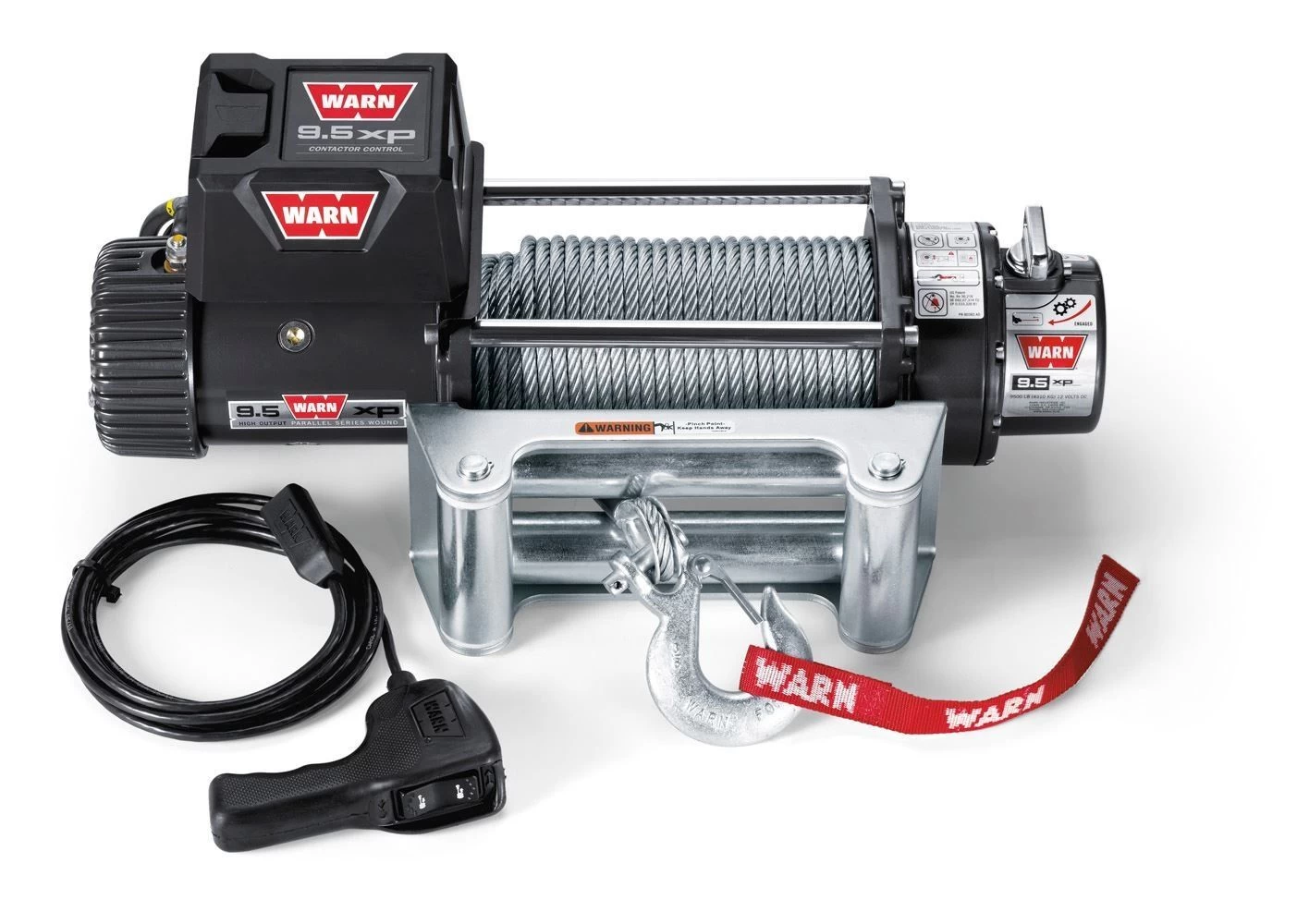 68500 - Warn 9.5 XP Series 9.500 Lb Winch With 100' Of Wire Rope 1 68500 - Warn 9.5 XP Series 9.500 Lb Winch With 100' Of Wire Rope