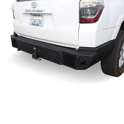081ST37A86Z - TJM Rear Protection Bumper Carrier Black Steel For 14-23 4Runner