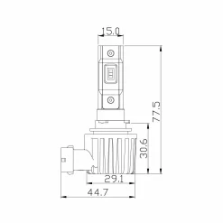 21111 - ARC Lighting Concept Series H11 LED Bulb Kit -AutoMods Hub 21111 size jpg
