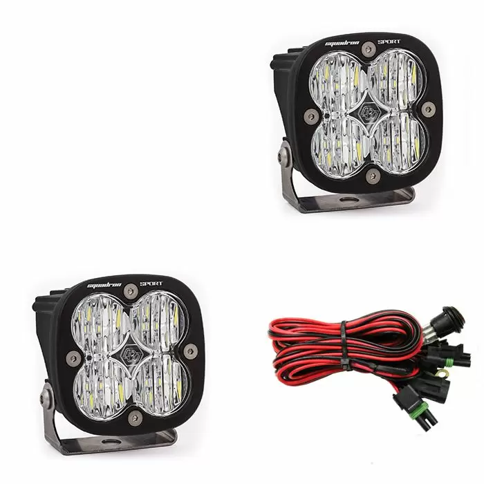 557805 - Baja Designs Squadron Sport, Pair Wide Cornering LED 1 557805 - Baja Designs Squadron Sport, Pair Wide Cornering LED