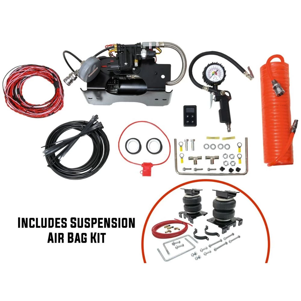 74407BT - Leveling Solutions Suspension Air Bag Kit With Wireless Compressor Kit For 2005-2021 Tacoma 2 74407BT - Leveling Solutions Suspension Air Bag Kit With Wireless Compressor Kit For 2005-2021 Tacoma - Image 2
