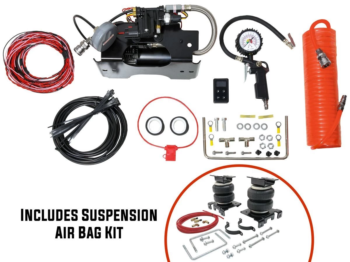 74445BT - Leveling Solutions Suspension Air Bag Kit With Wireless Compressor Kit For 2007-2021 Tundra 4wd And 2wd 2 74445BT - Leveling Solutions Suspension Air Bag Kit With Wireless Compressor Kit For 2007-2021 Tundra 4wd And 2wd - Image 2