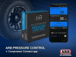 0830001 - ARB Tire Pressure Control Kit With Compressor Connect App -AutoMods Hub arbpsictrl jpg
