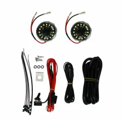KC355 - KC HiLites Cyclone LED 2 Light Universal Under Hood Lighting System - 5W Flood Beam