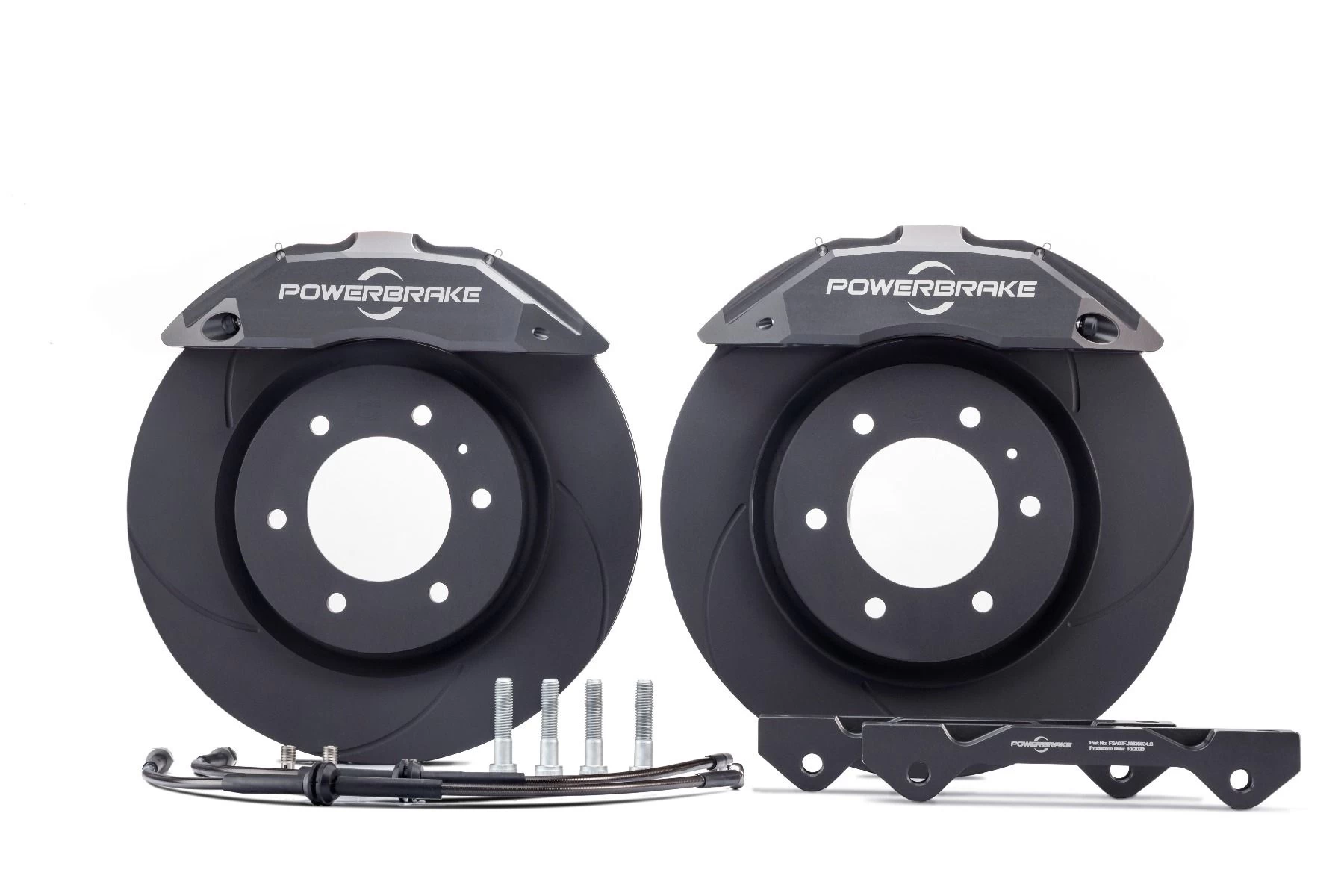 TOY414GREY - Powerbrake Stage-1 Big Brake Kit /Grey (00-06 Tundra, 00-07 Sequoia) 3 TOY414GREY - Powerbrake Stage-1 Big Brake Kit /Grey (00-06 Tundra, 00-07 Sequoia) - Image 3