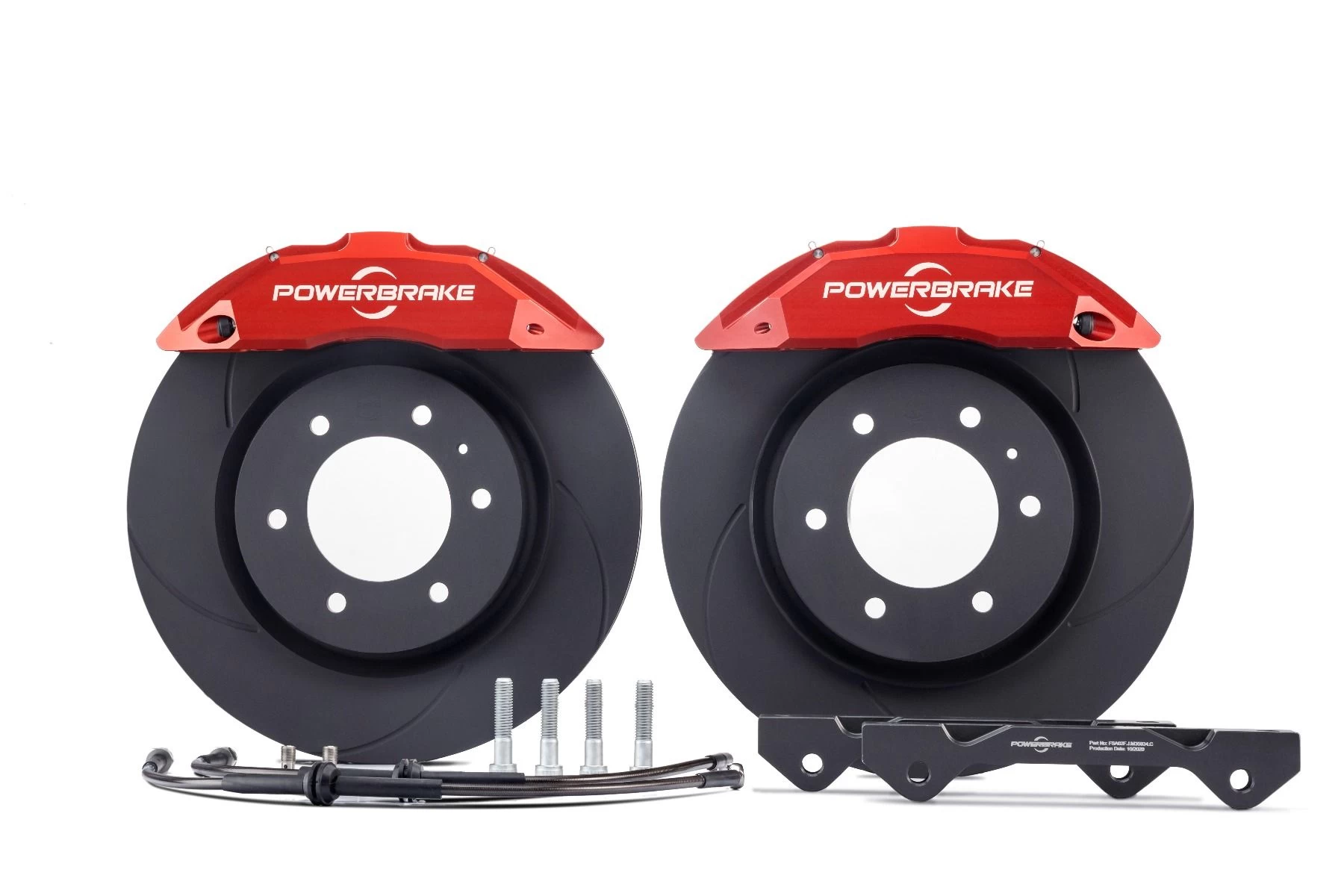 TOY422RED - Powerbrake Stage-1 Big Brake Kit / Red / (22+ Tundra, 23+ Sequoia) 6 TOY422RED - Powerbrake Stage-1 Big Brake Kit / Red / (22+ Tundra, 23+ Sequoia) - Image 6