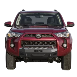 P000008 - Scorpion Tactical Center Mount Winch Front Bumper With LED Light Bar - 2014-2021 4Runner -AutoMods Hub f146306820 png