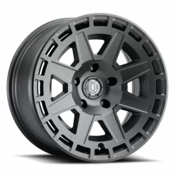 3217858347 - Icon Alloys "Compass" Wheel - 6x5.5 -AutoMods Hub icon alloys compass wheel 5lug satin black 17x8 5 1000 jpg