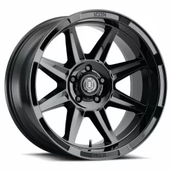 6020105545 - Icon Alloys "Bandit" Wheel / 5x150 /20x10 -AutoMods Hub iconalloys bandit wheel 5lug gloss black 20x10 1000 jpg