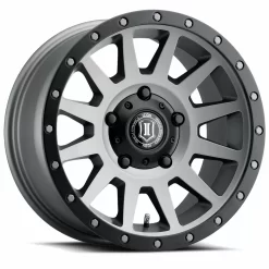2017855557 - Icon Alloys "Compression" Wheels / 5x150 -AutoMods Hub iconalloys compression 17 titanium 5lug web large jpg