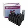 K5ES-14150BGR - Gorilla 5 Lug Kit - 14mm X 1.5 ET Style Black Spline Lug Nut Kit