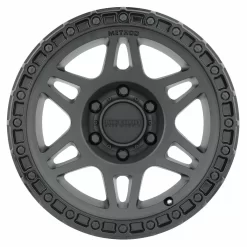 MR312785601000 - Method MR312 Double Black / 17x8.5 / 6x5.5 / 4.75 Backspacing / 106.25 Bore -AutoMods Hub method mr312 wheel 6lug matte black gloss black lip 17x8 5 face jpg