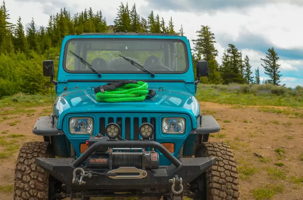 1300001A - VooDoo Offroad 7/8" X 20' Truck/Jeep Kinetic Recovery Rope Green With Rope Bag 4 1300001A - VooDoo Offroad 7/8" X 20' Truck/Jeep Kinetic Recovery Rope Green With Rope Bag - Image 4