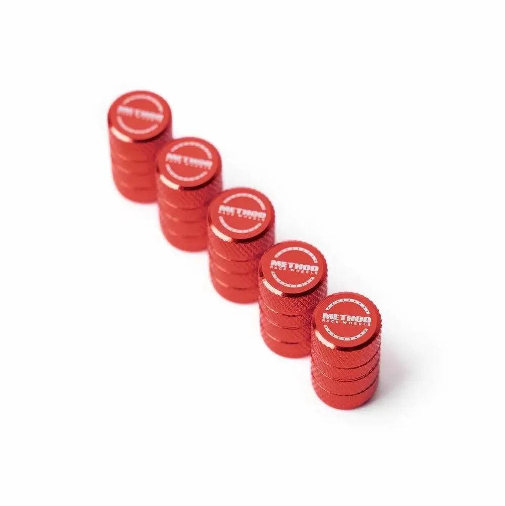 MH-VSC2 - Method Red Valve Stem Caps (5 Pk) 1 MH-VSC2 - Method Red Valve Stem Caps (5 Pk)