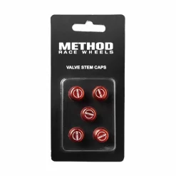 MH-VSC2 - Method Red Valve Stem Caps (5 Pk) 7 MH-VSC2 - Method Red Valve Stem Caps (5 Pk) -AutoMods Hub mrw valve cap red02 1000x1000 jpg