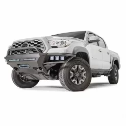 Fab Fours TB16-02-1 Ultra Light Hybrid Winch Front Bumper With Pre-Runner Guard For Toyota Tacoma 2016-2023