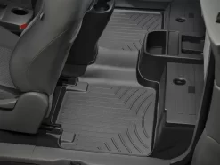 440215 - Weathertech FloorLiner DigitalFit - Rear Set - Black - 2016-2021 Tacoma - Access Cab
