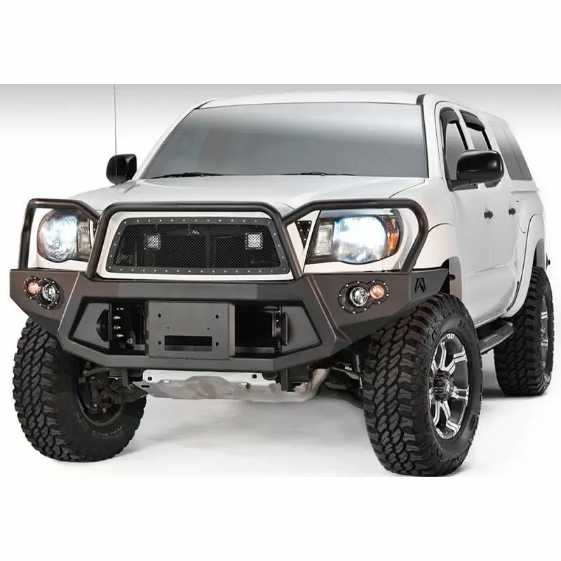 Fab Fours TT05-B1550-1 Winch Front Bumper With Full Guard For Toyota Tacoma 2005-2011 2 Fab Fours TT05-B1550-1 Winch Front Bumper With Full Guard For Toyota Tacoma 2005-2011 - Image 2