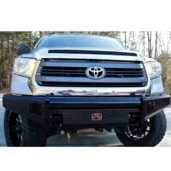 Fab Fours TT07-K1861-1 Black Steel Front Bumper For Toyota Tundra 2007-2013