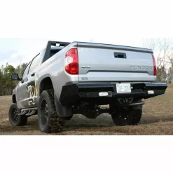 Fab Fours TT07-T1550-1 Black Steel Rear Bumper For Toyota Tundra 2007-2013