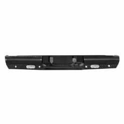 Fab Fours TT07-T1550-1 Black Steel Rear Bumper For Toyota Tundra 2007-2013 -AutoMods Hub tt07 t1550 1 jpg