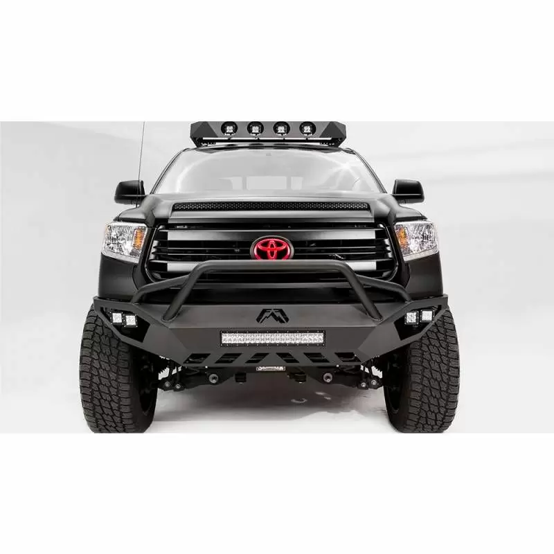 Fab Fours TT14-D2852-1 Vengeance Front Bumper With Pre-Runner Guard For Toyota Tundra 2014-2021 2 Fab Fours TT14-D2852-1 Vengeance Front Bumper With Pre-Runner Guard For Toyota Tundra 2014-2021 - Image 2