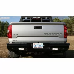 Fab Fours TT14-T2850-1 Black Steel Rear Bumper For Toyota Tundra 2014-2021 -AutoMods Hub tt14 t2850 1 jpg