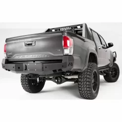 Fab Fours TT16-W3651-1 Premium Rear Bumper With Sensor Holes For Toyota Tacoma 2016-2023 -AutoMods Hub tt16 w3651 1 1 jpg