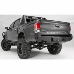 Fab Fours TT16-W3651-1 Premium Rear Bumper With Sensor Holes For Toyota Tacoma 2016-2023