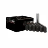 W55014SB - 5 Lug Kit - 14mm X 1.5 Acorn Spline Drive Black Lug Nut Kit